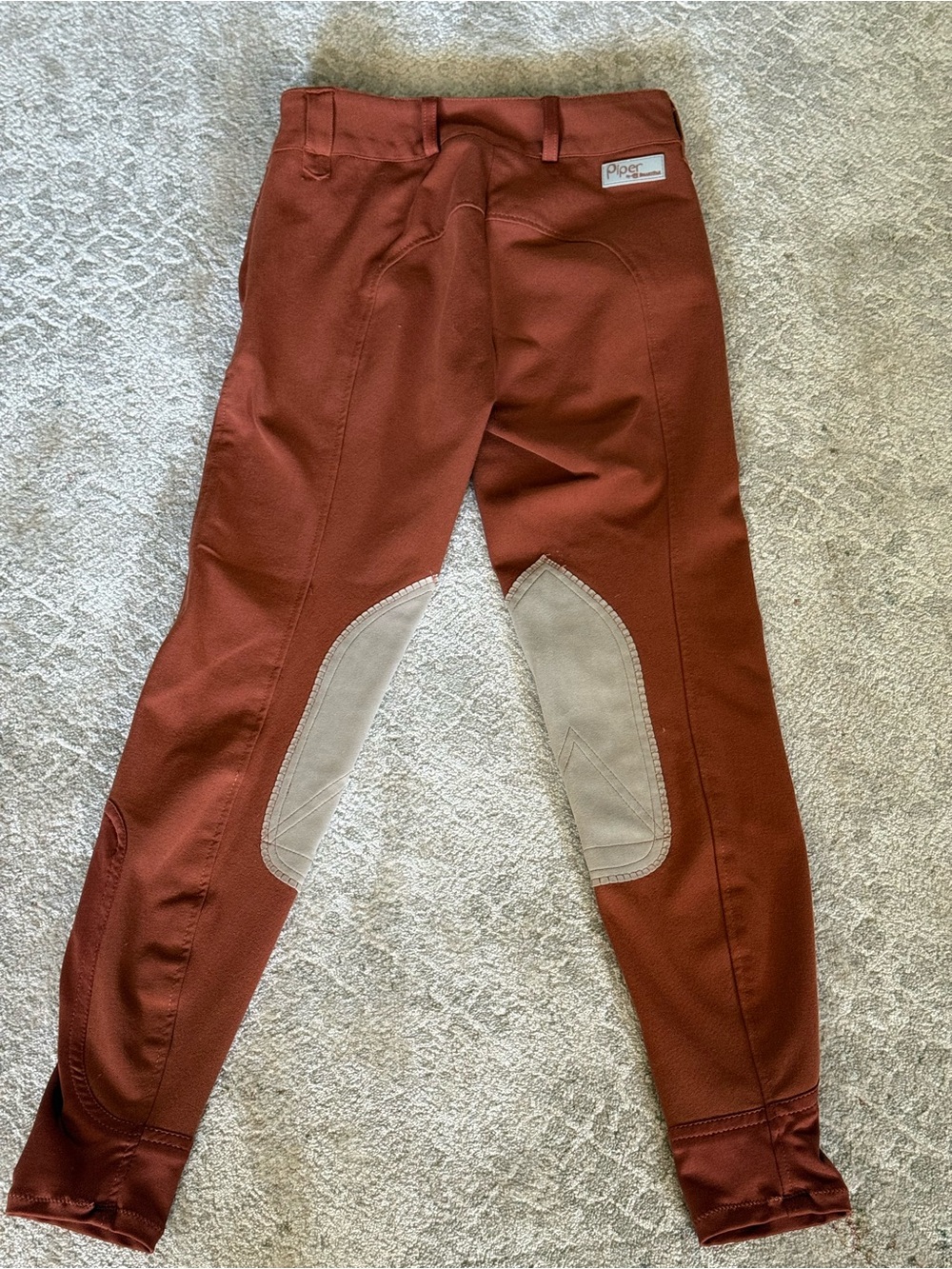 Piper Orange RidingPants breeches sz 24 - Picture 3 of 10
